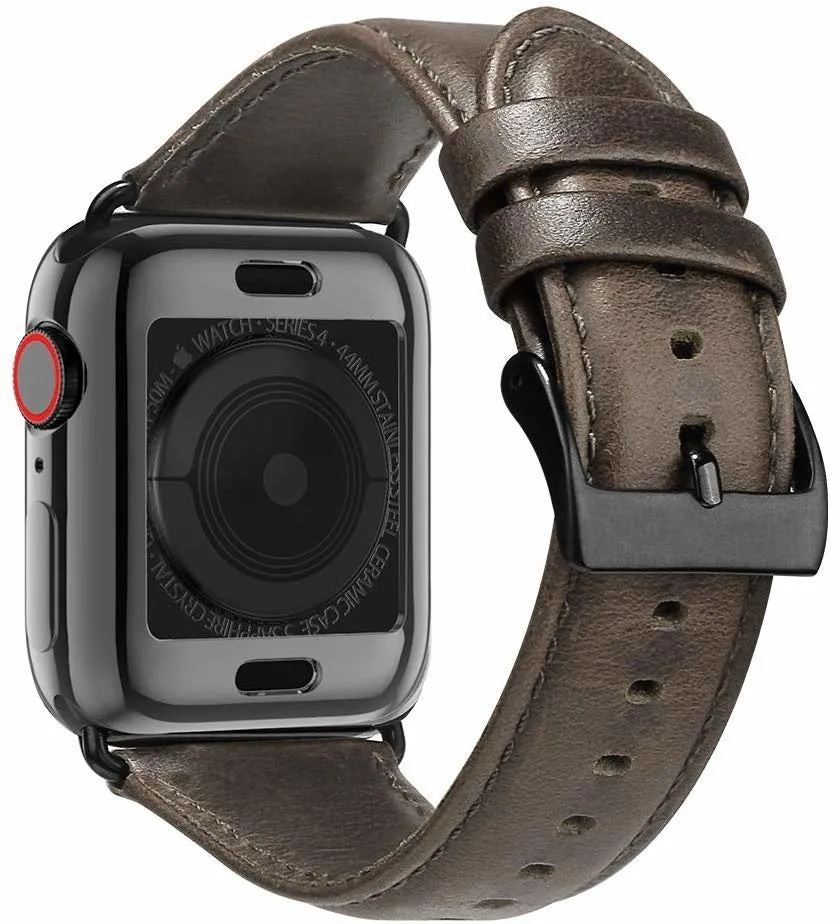 Clearance Price Apple Watch Leather Strap (Dark Brown)  Limited Release!