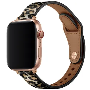 Clearance Price Apple Watch Leather Strap (Leopard)  Stylish & Comfortable