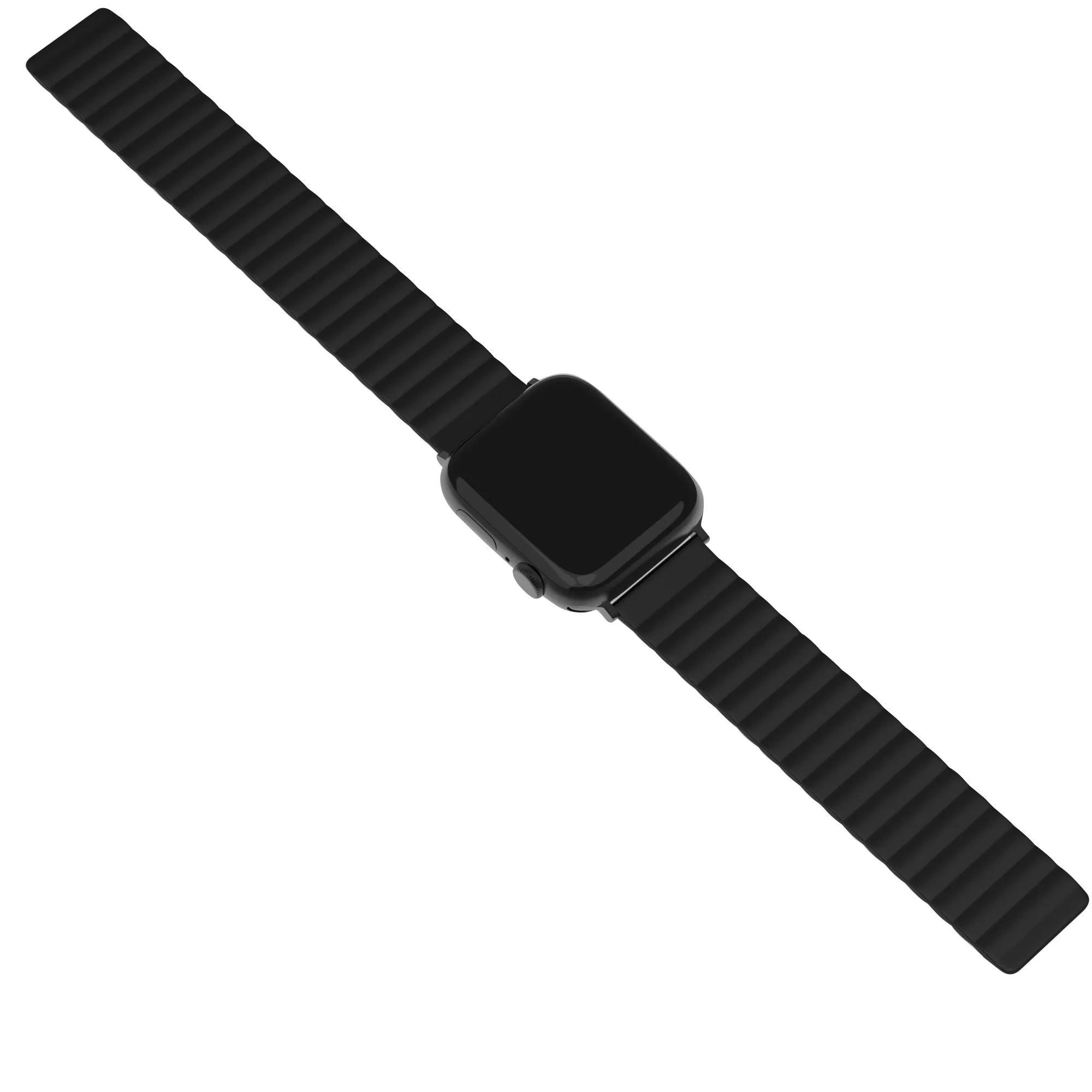 Clearance Price Apple Watch Magnetic Silicone Strap (Black)  Last Few Pieces!