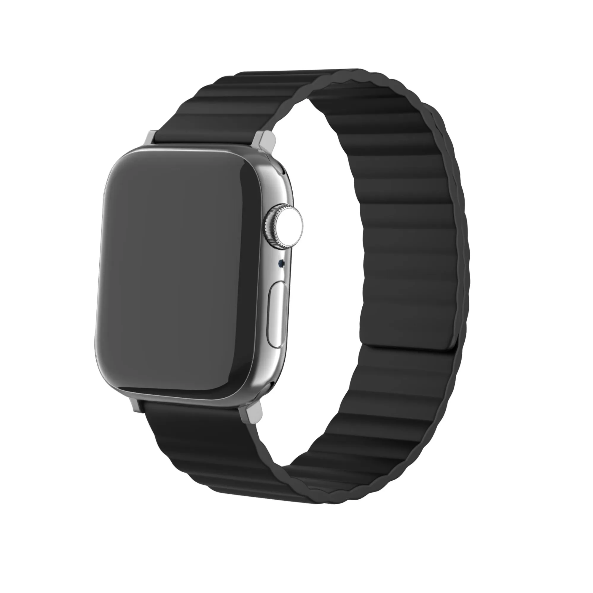 Clearance Price Apple Watch Magnetic Silicone Strap (Black)  Last Few Pieces!