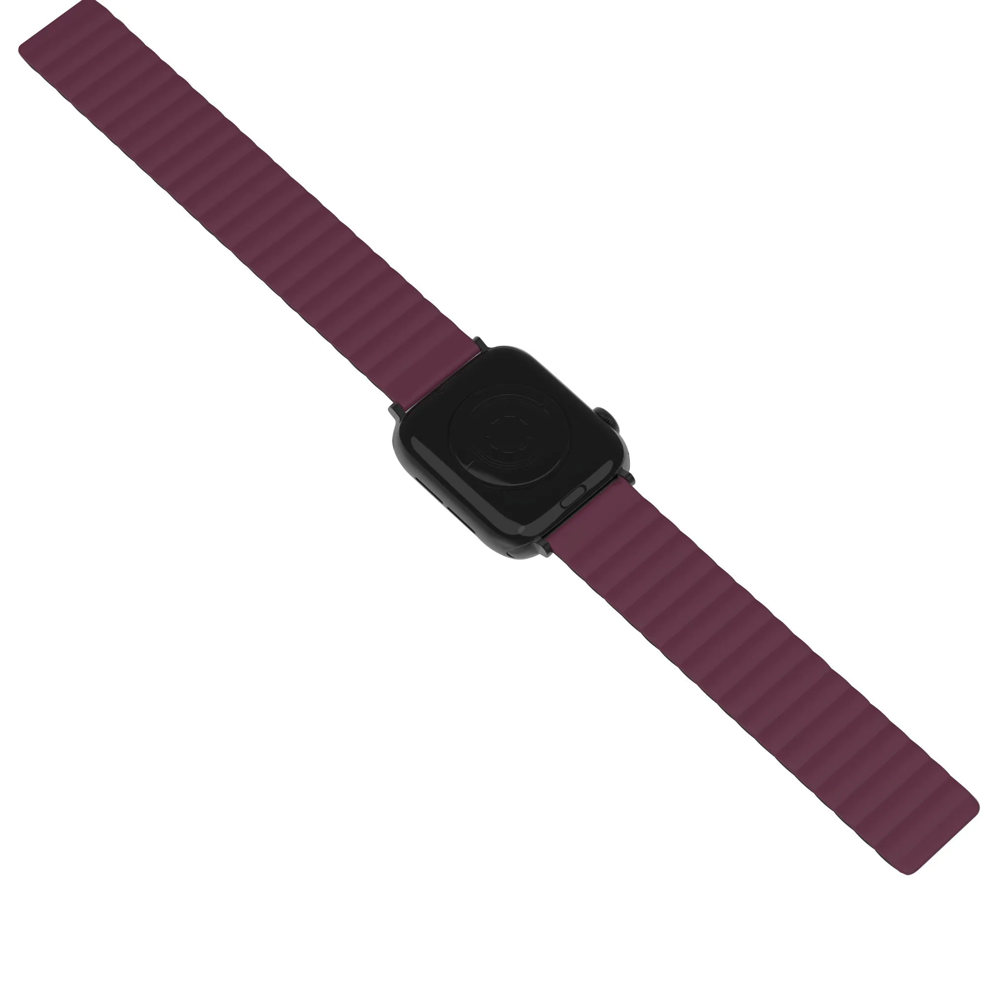 Clearance Price Apple Watch Magnetic Silicone Strap (Black/Red)  Limited Release!