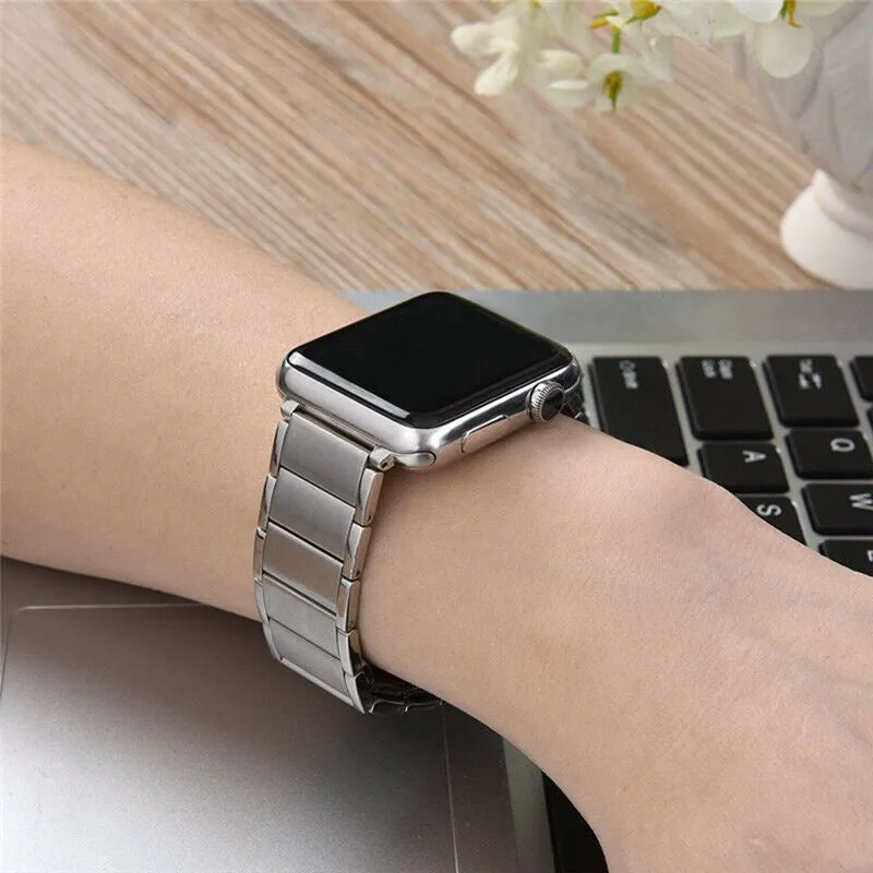 Clearance Price Apple Watch Magnetic Steel Strap (Silver)  Ends Soon!
