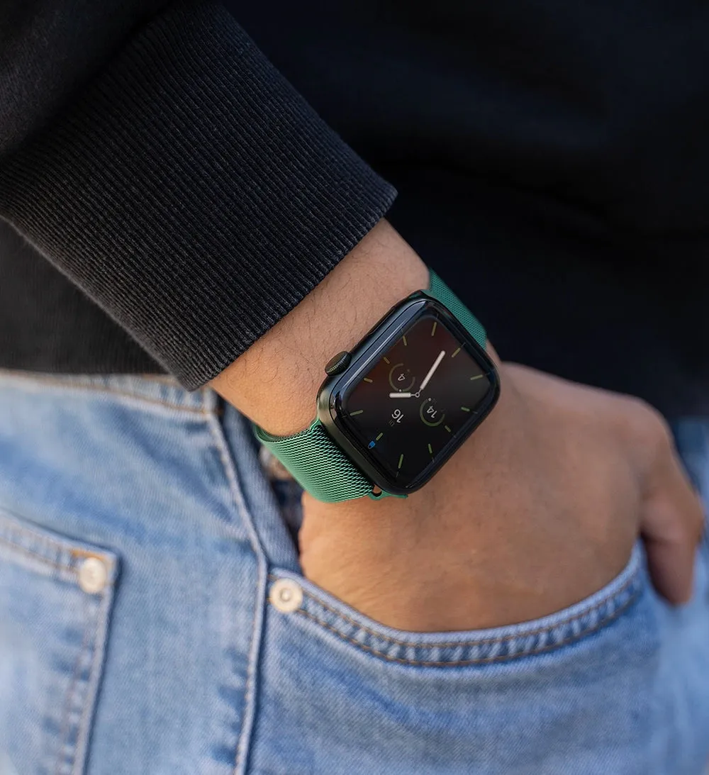 Clearance Price Apple Watch Milanese Strap (Green)  Dont Miss Out!