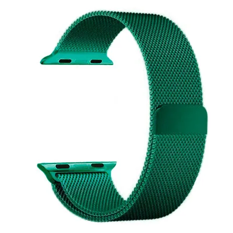 Clearance Price Apple Watch Milanese Strap (Green)  Dont Miss Out!