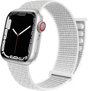 Clearance Price Apple Watch Nylon Loop Strap (White)  Today Only!