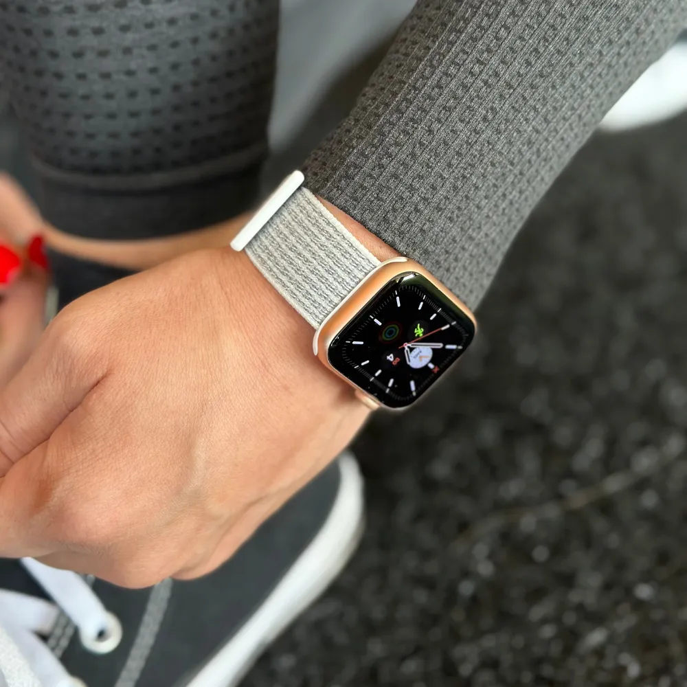 Clearance Price Apple Watch Nylon Loop Strap (White)  Today Only!