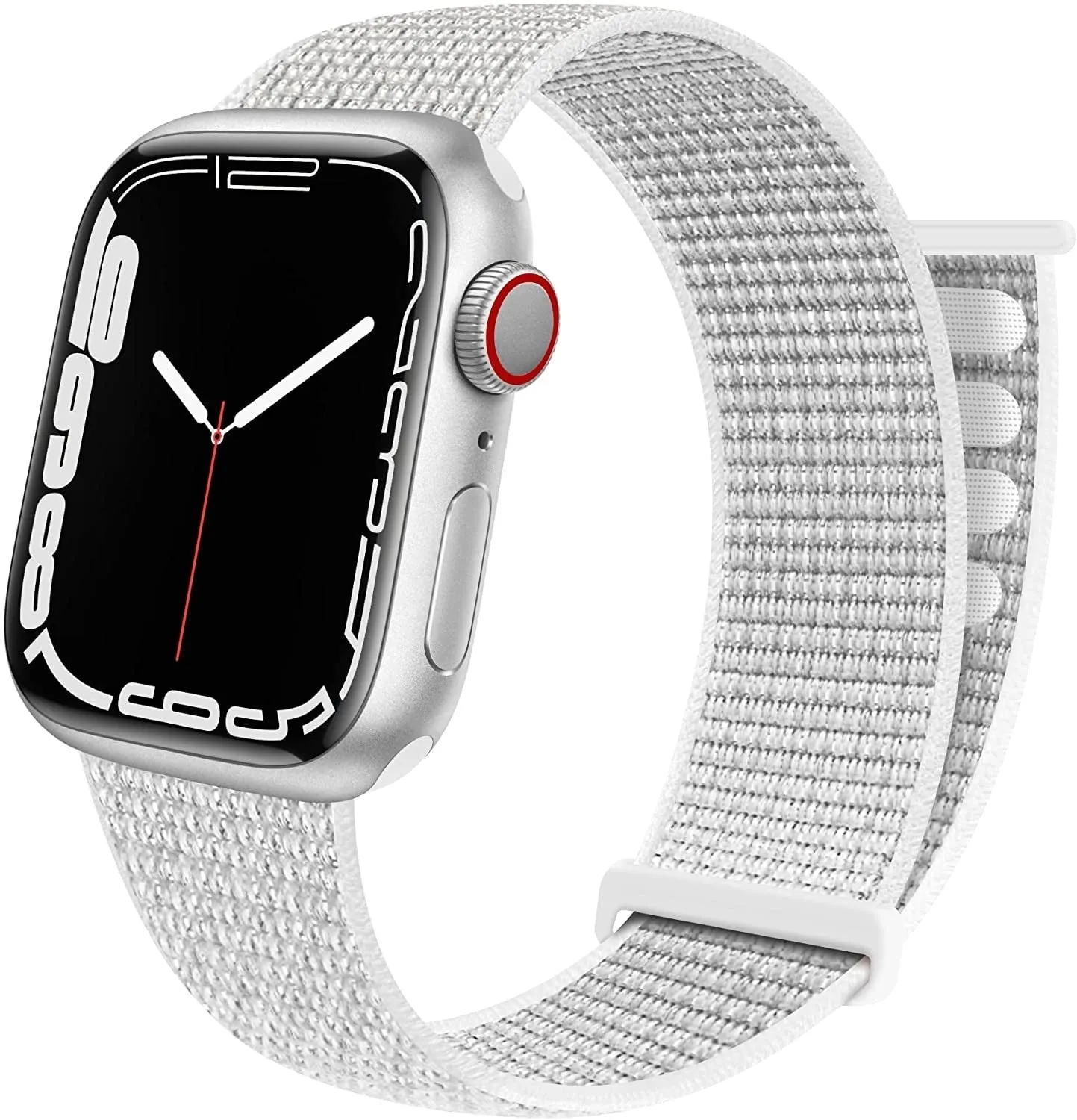Clearance Price Apple Watch Nylon Loop Strap (White)  Today Only!