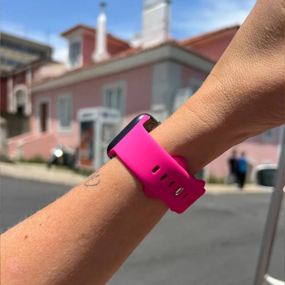 Clearance Price Apple Watch Silicone Strap Classic (Pink)  Almost Gone!
