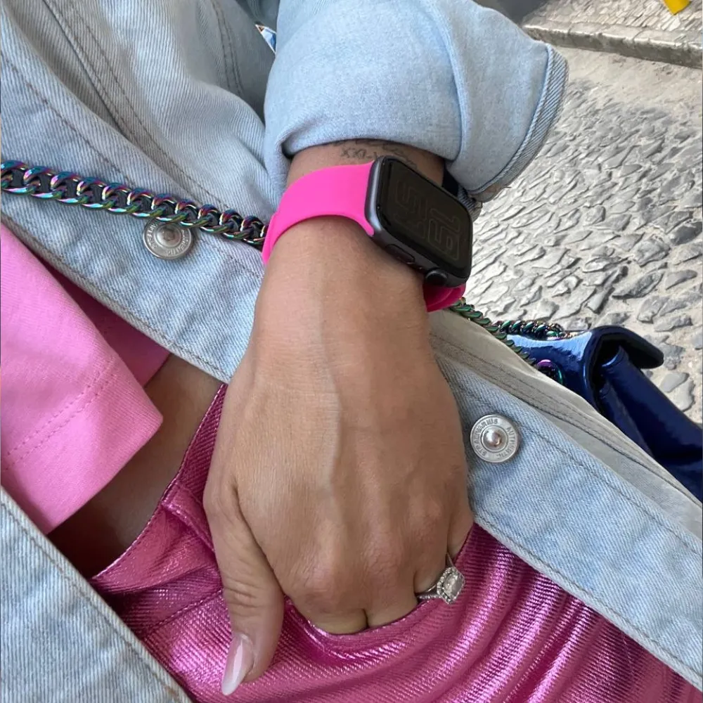 Clearance Price Apple Watch Silicone Strap Classic (Pink)  Almost Gone!