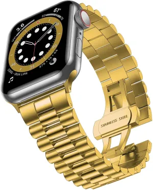 Clearance Price Apple Watch Steel Strap Presidential (Gold)  Almost Gone!
