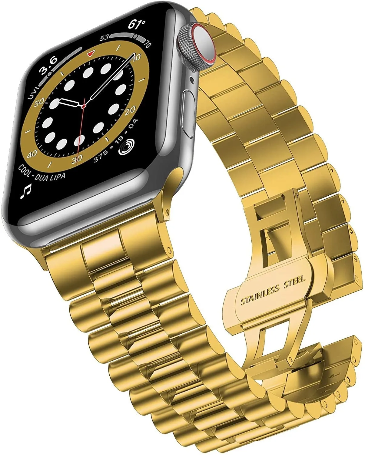 Clearance Price Apple Watch Steel Strap Presidential (Gold)  Almost Gone!