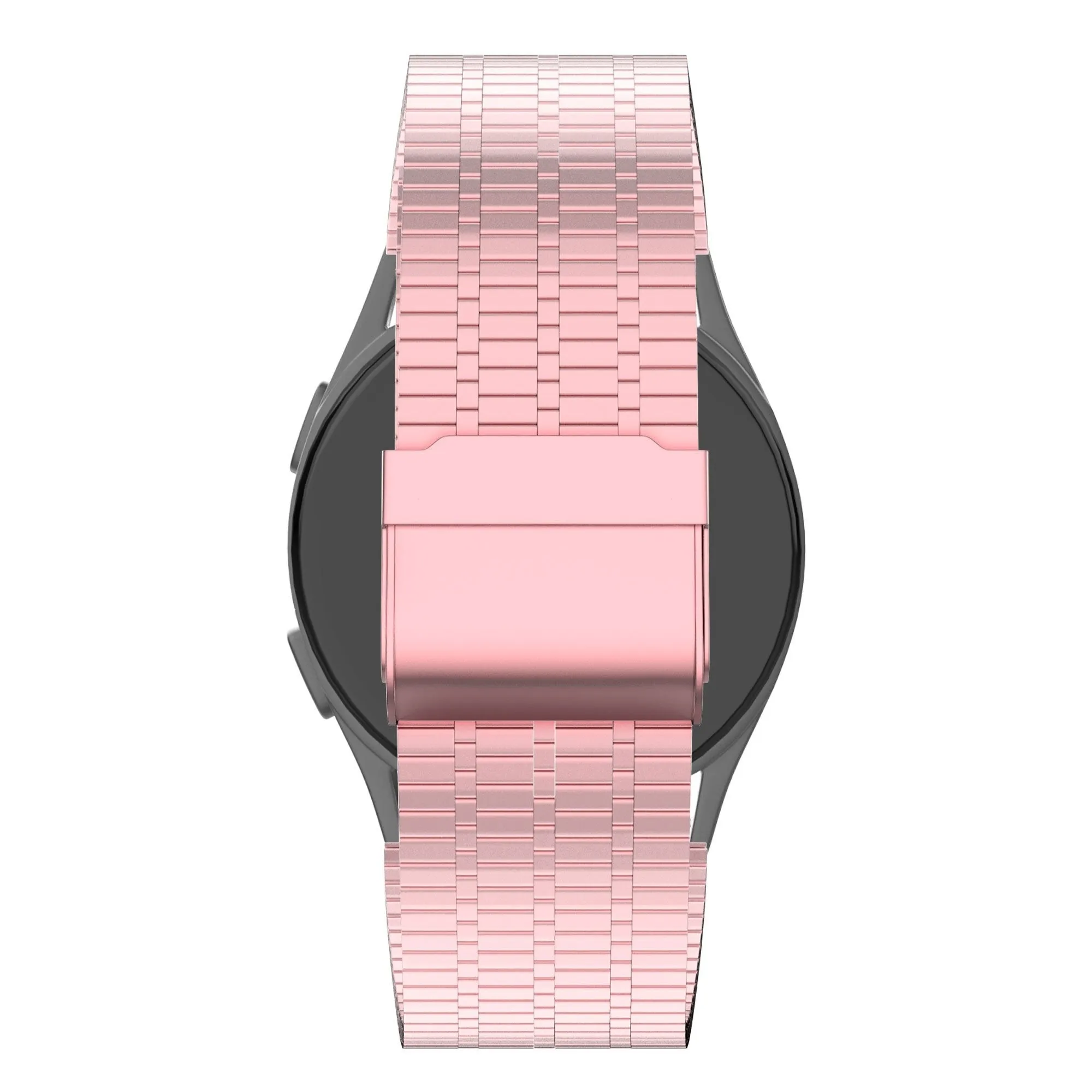Clearance Price Bandz Amazfit GTS 2 Adjustable Steel Strap (Pink)  Stylish & Comfortable