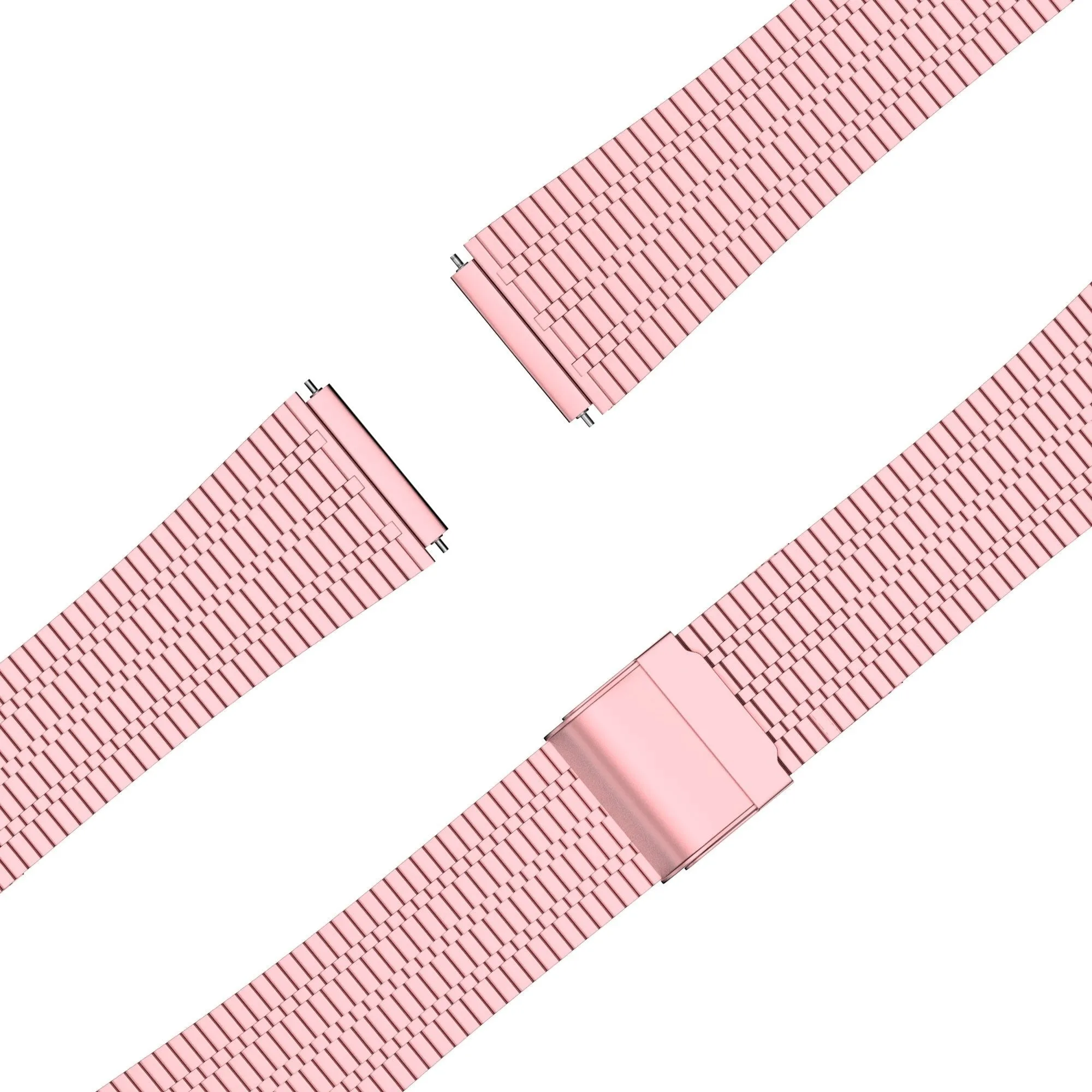Clearance Price Bandz Amazfit GTS 2 Adjustable Steel Strap (Pink)  Stylish & Comfortable