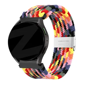 Clearance Price Bandz Amazfit GTS 4 Woven Nylon Strap (Colourful)  Limited Release!