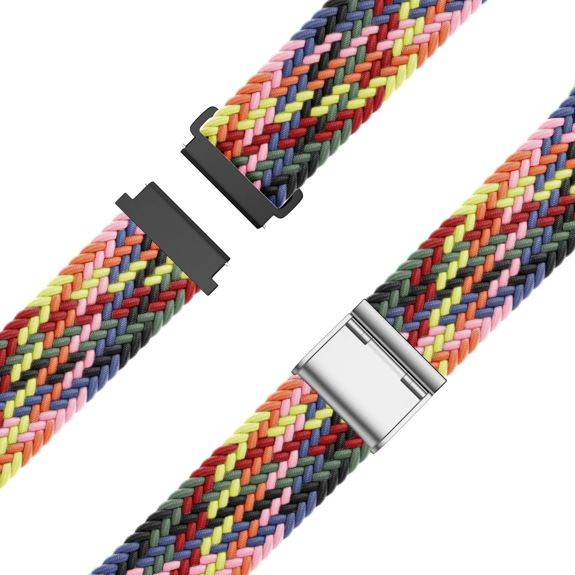 Clearance Price Bandz Amazfit GTS 4 Woven Nylon Strap (Colourful)  Limited Release!