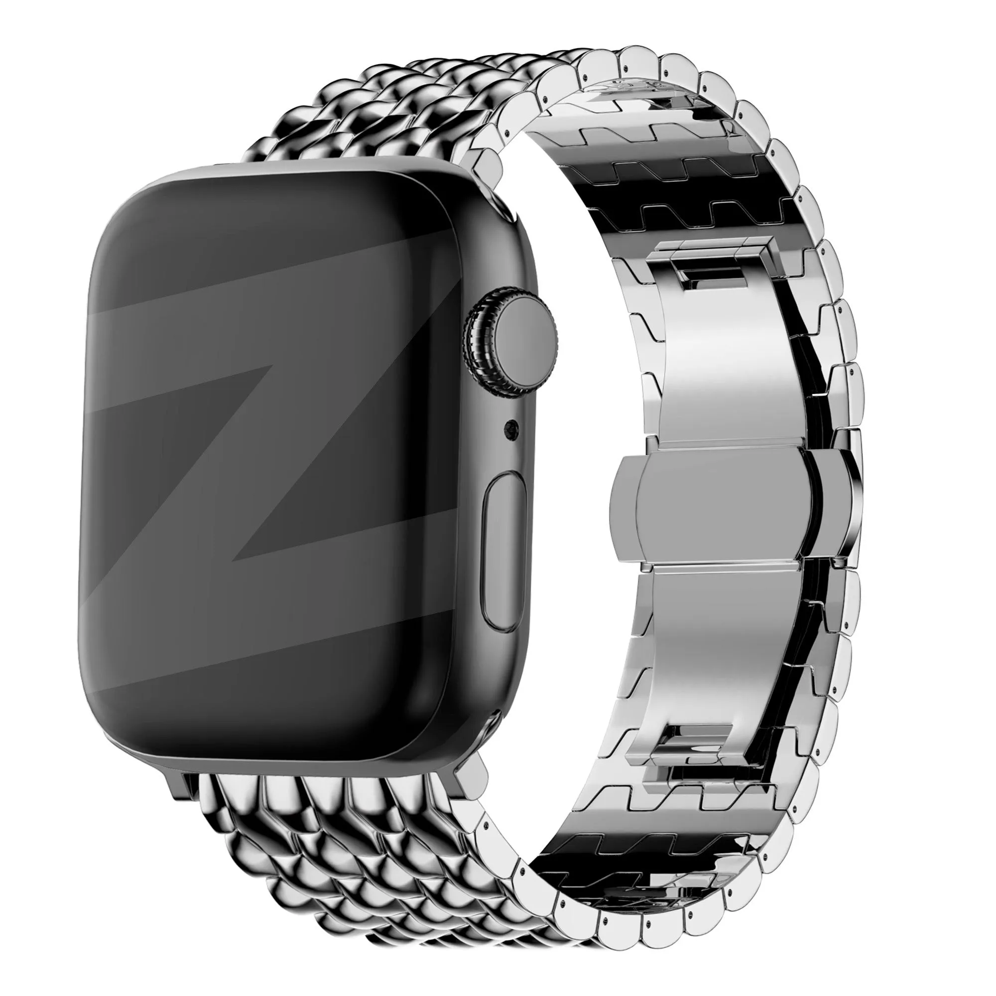 Clearance Price Bandz Apple Watch Steel Strap 'Dragon' (Silver)  Limited Release!