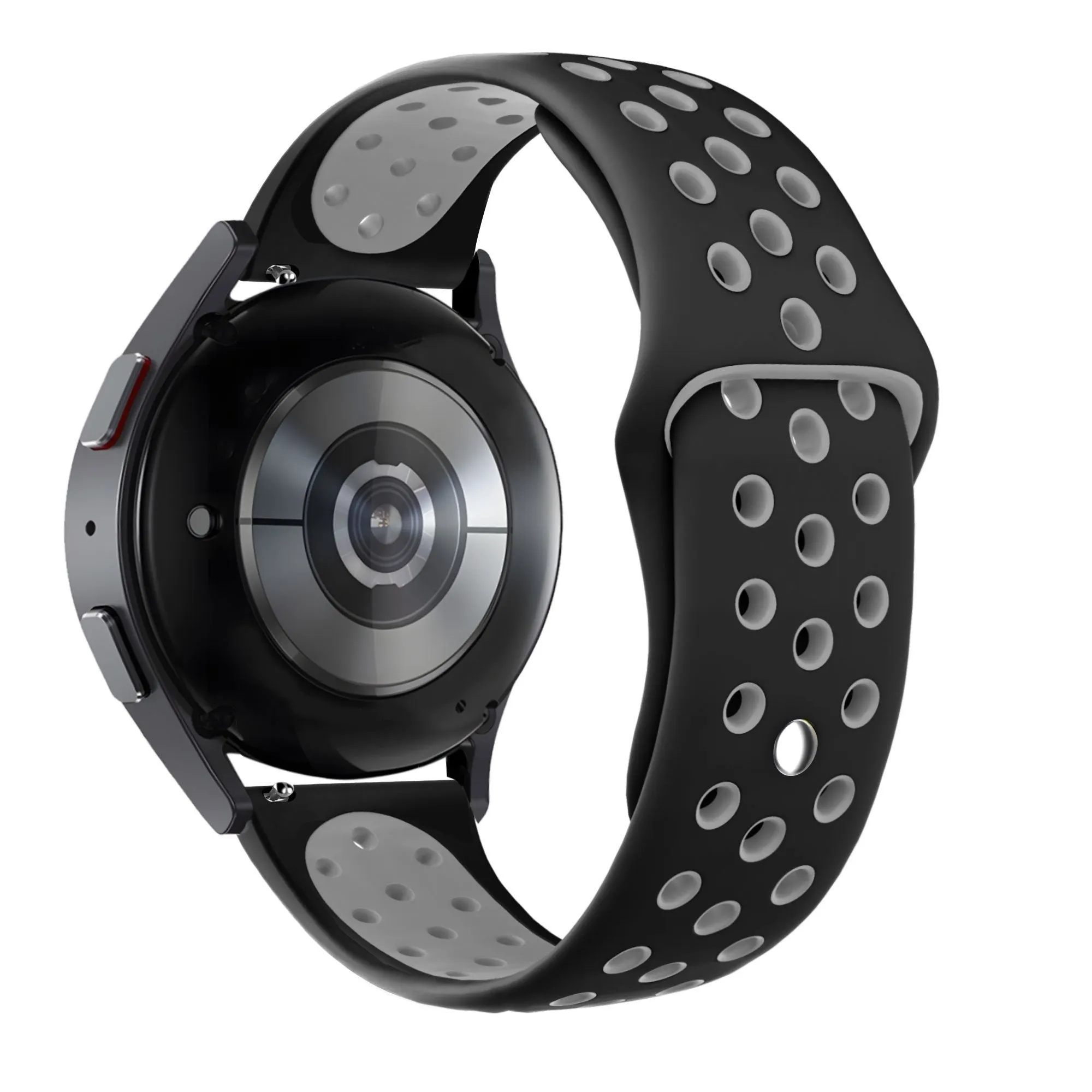Clearance Price Bandz Huawei Watch 5 - 46mm Sport Strap 'Deluxe' (Black/Grey)  Going Fast!
