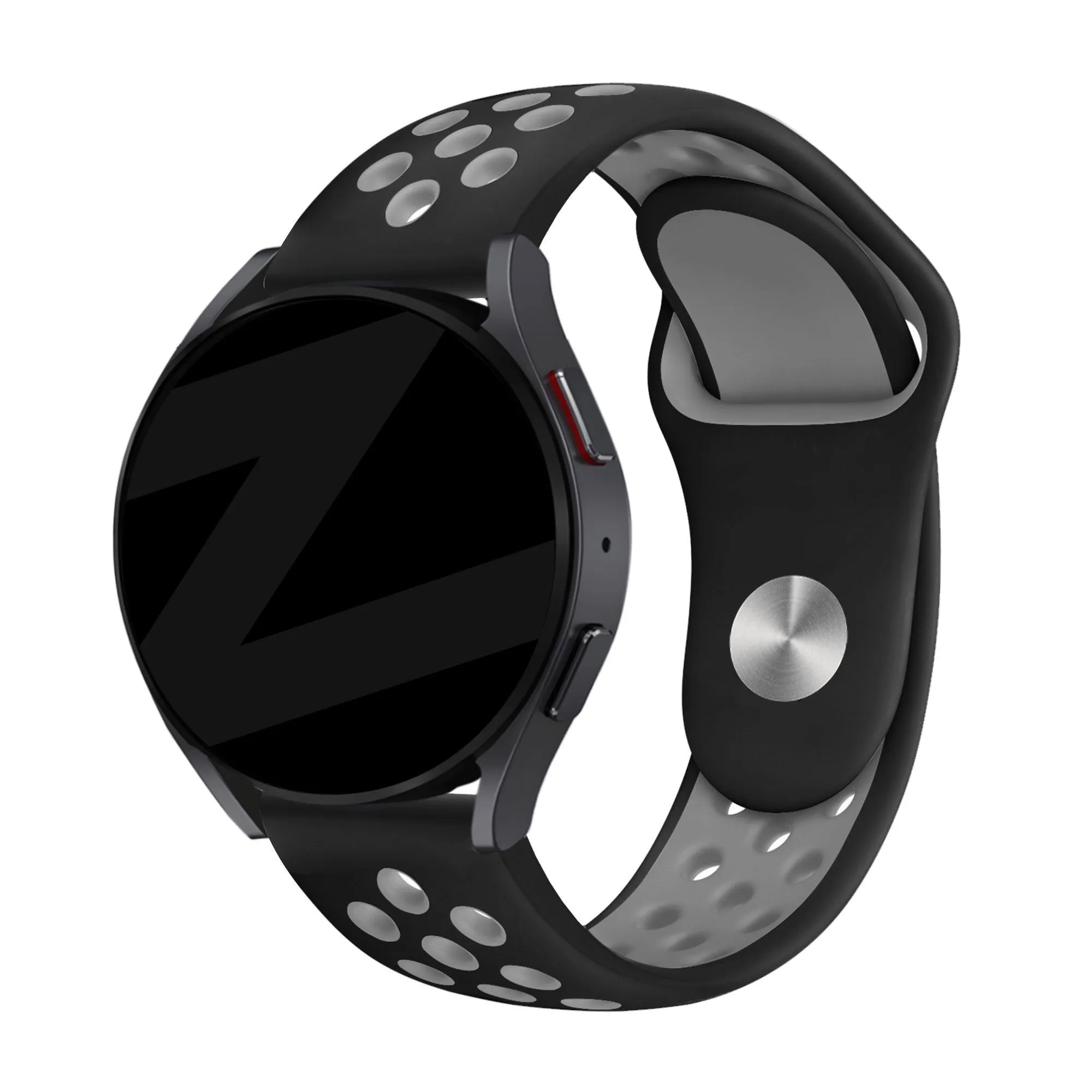 Clearance Price Bandz Huawei Watch 5 - 46mm Sport Strap 'Deluxe' (Black/Grey)  Going Fast!
