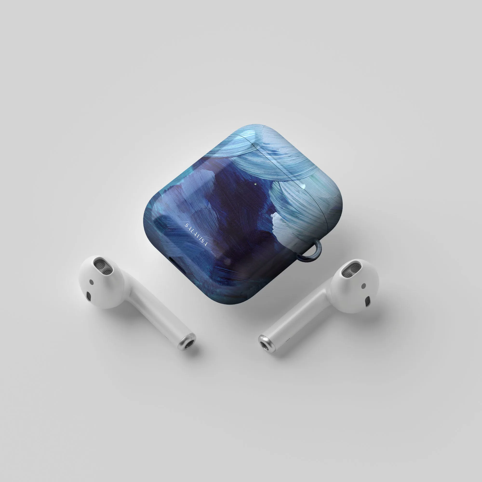 Clearance Price Blue Paint AirPods Case  Today Only!