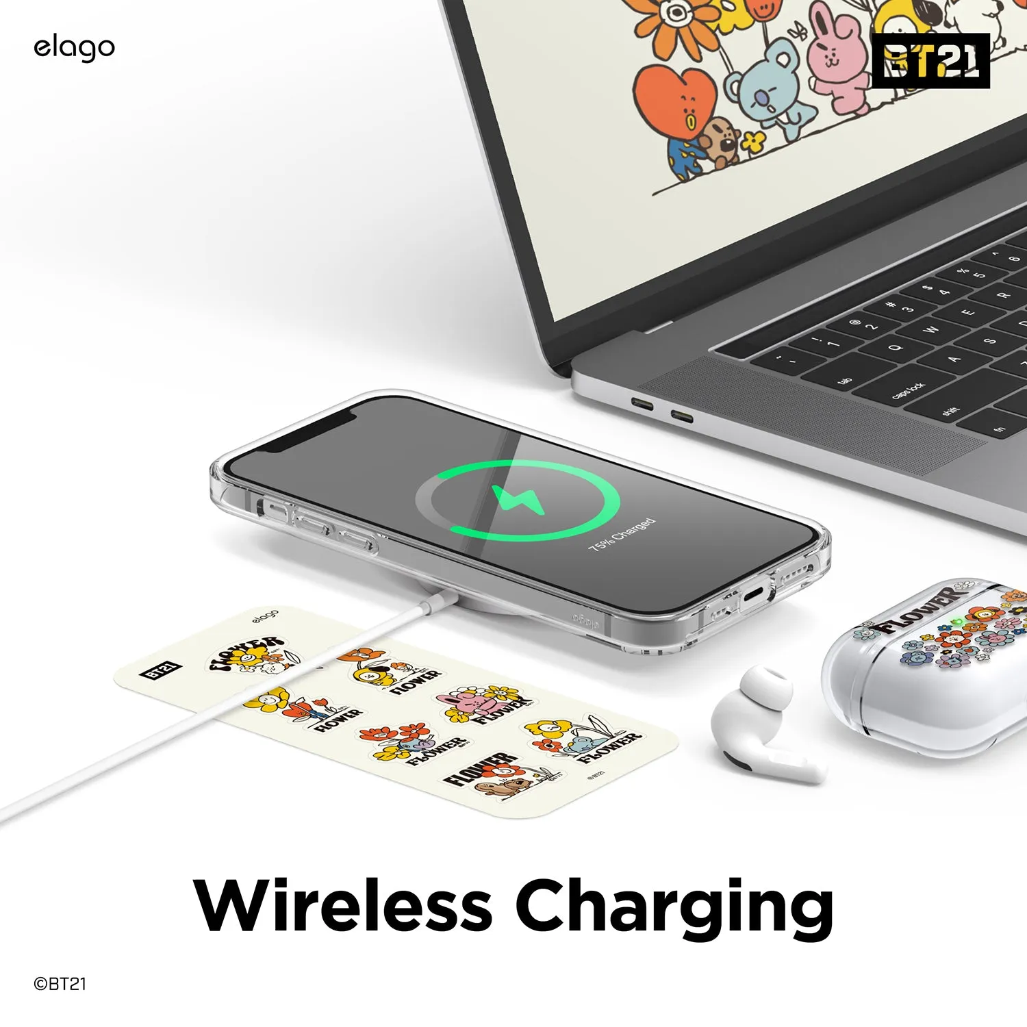 Clearance Price BT21 | elago Flower Case for iPhone 13 Mini  Ends Soon!