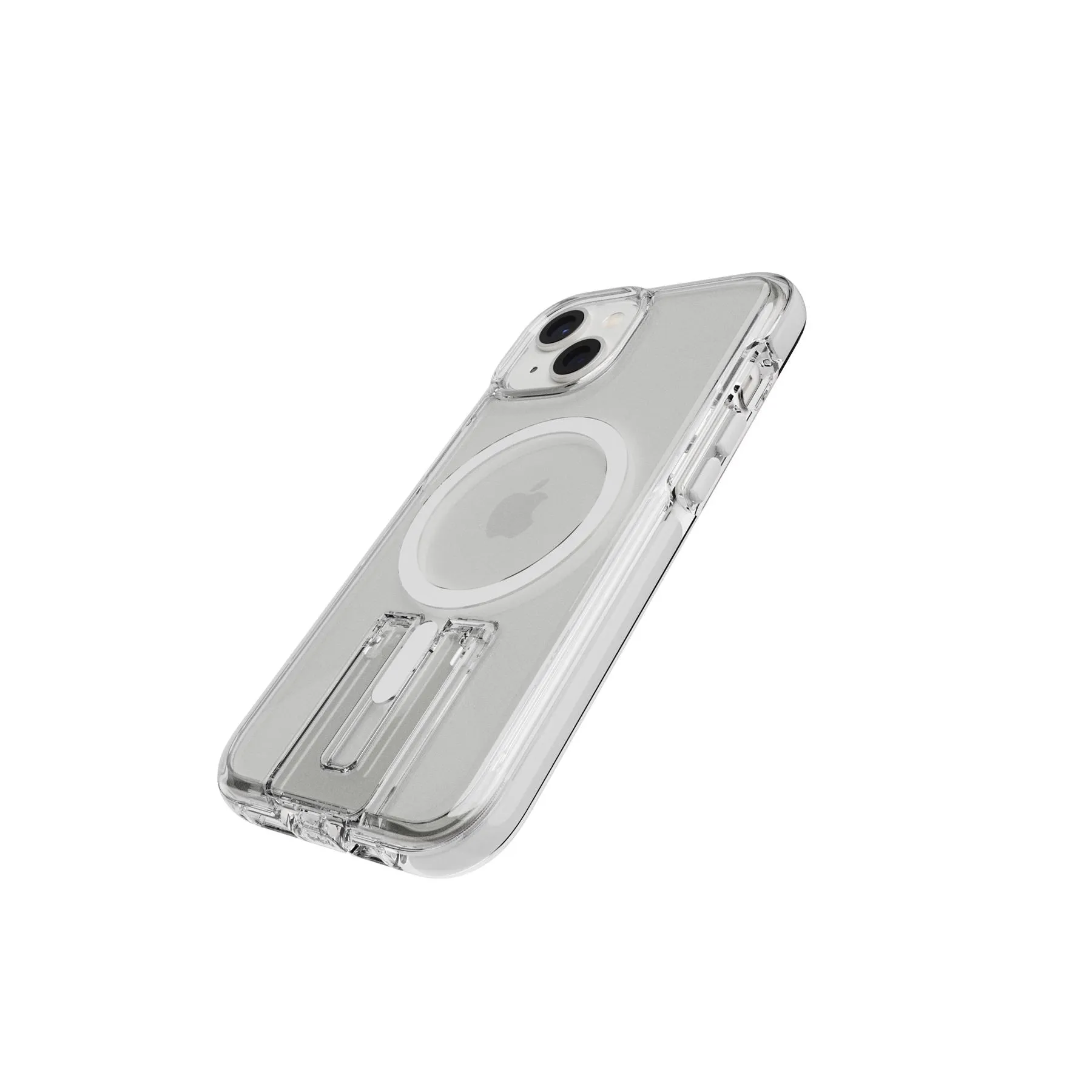 Clearance Price EvoCrystal Kick - Apple iPhone 16e/14 Case MagSafe Compatible - White  Last Chance!