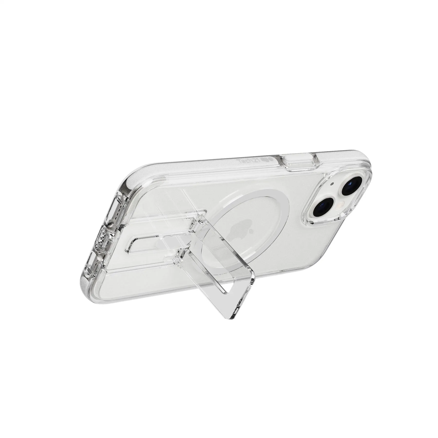 Clearance Price EvoCrystal Kick - Apple iPhone 16e/14 Case MagSafe Compatible - White  Last Chance!