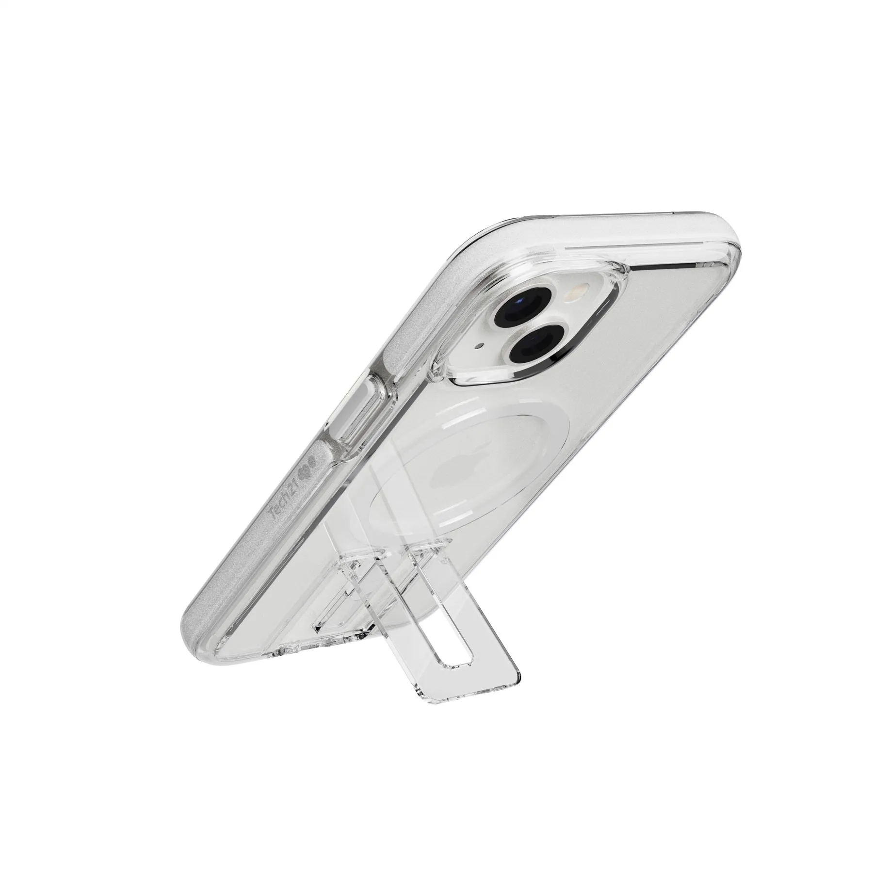 Clearance Price EvoCrystal Kick - Apple iPhone 16e/14 Case MagSafe Compatible - White  Last Chance!