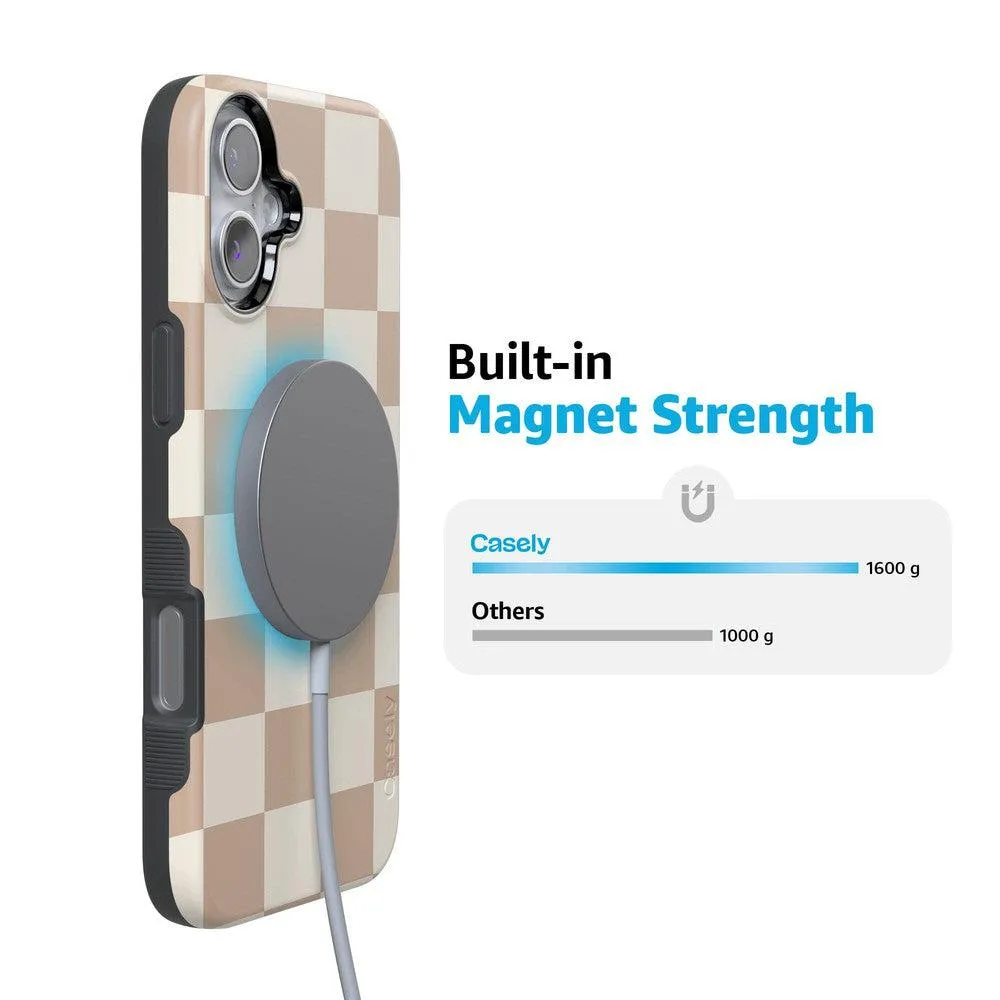 Clearance Price Fit Check | Neutral Checkerboard Case  Ends Soon!