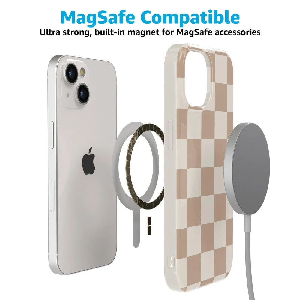 Clearance Price Fit Check | Neutral Checkerboard Case  Ends Soon!