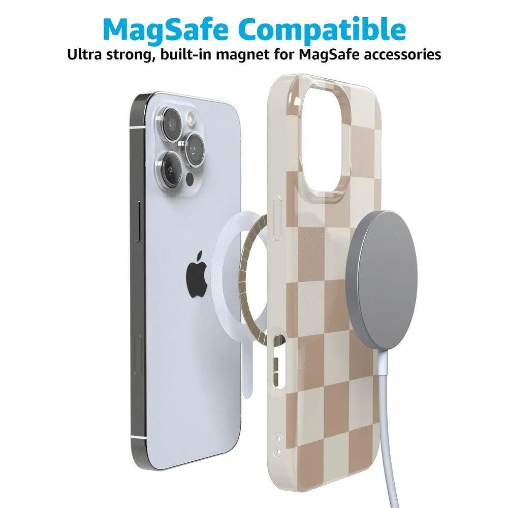 Clearance Price Fit Check | Neutral Checkerboard Case  Ends Soon!