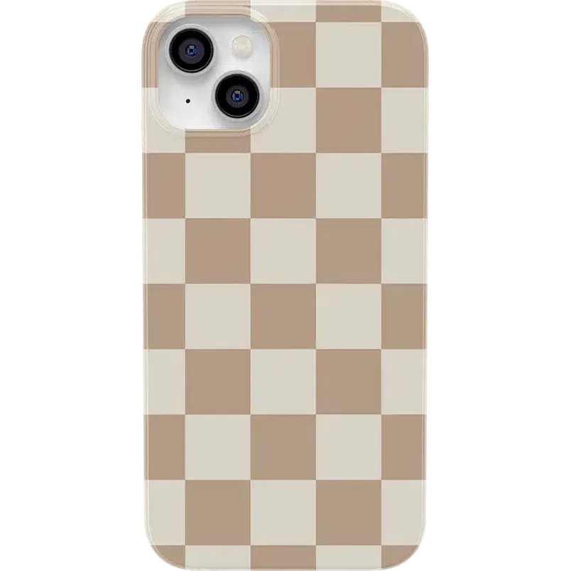 Clearance Price Fit Check | Neutral Checkerboard Case  Ends Soon!