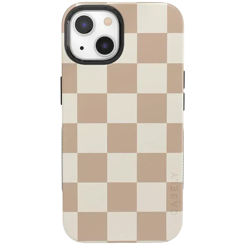 Clearance Price Fit Check | Neutral Checkerboard Case  Ends Soon!