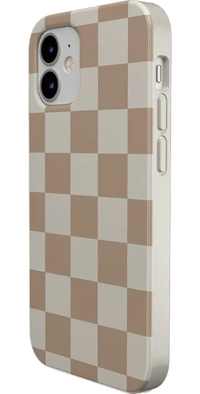 Clearance Price Fit Check | Neutral Checkerboard Case  Ends Soon!