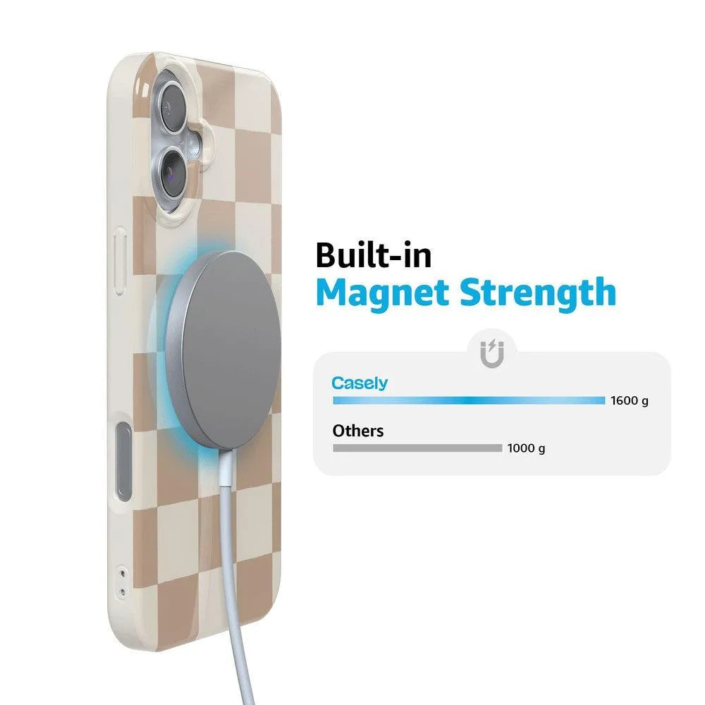 Clearance Price Fit Check | Neutral Checkerboard Case  Ends Soon!