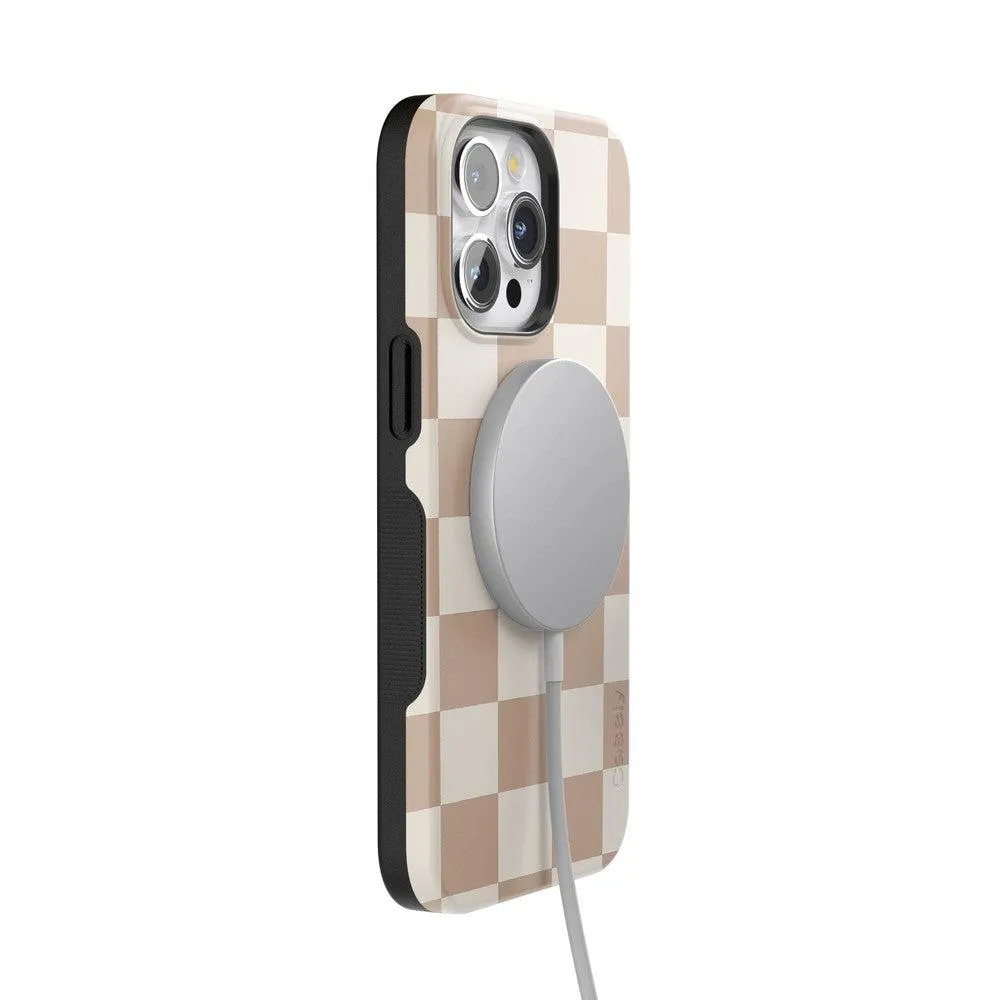 Clearance Price Fit Check | Neutral Checkerboard Case  Ends Soon!