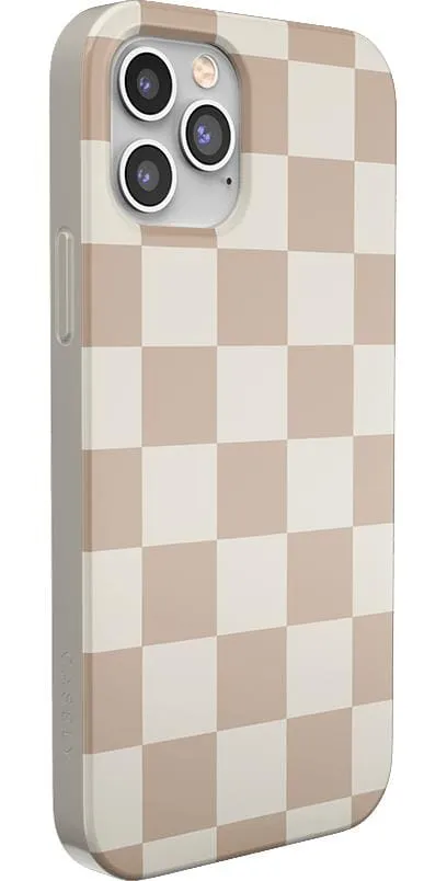 Clearance Price Fit Check | Neutral Checkerboard Case  Ends Soon!