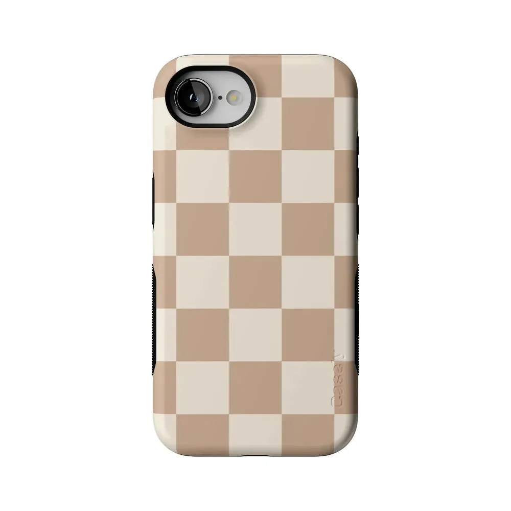 Clearance Price Fit Check | Neutral Checkerboard Case  Ends Soon!
