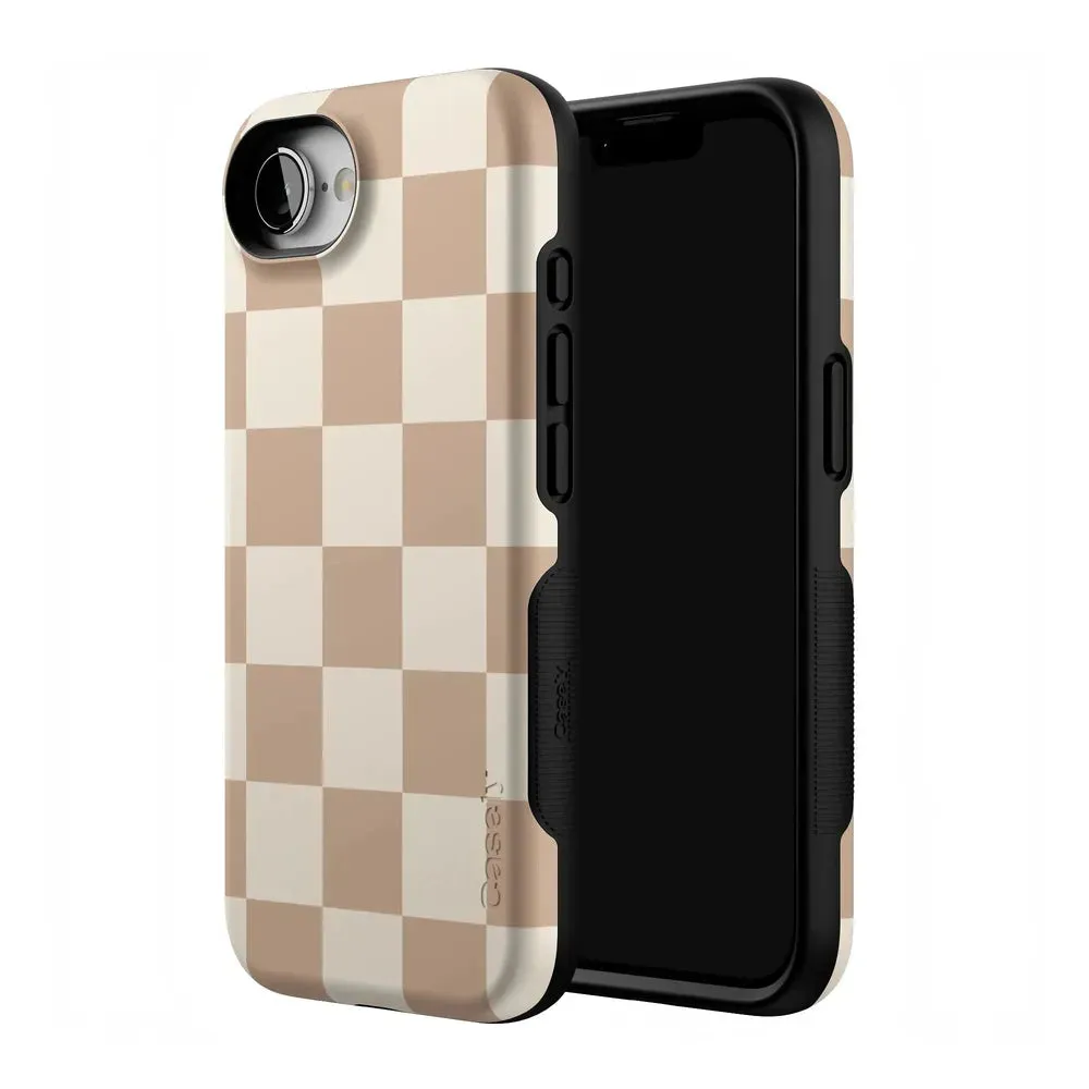 Clearance Price Fit Check | Neutral Checkerboard Case  Ends Soon!