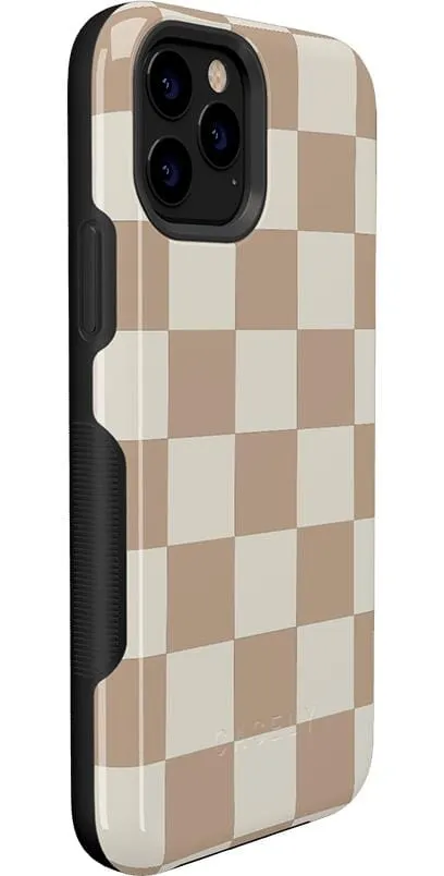 Clearance Price Fit Check | Neutral Checkerboard Case  Ends Soon!