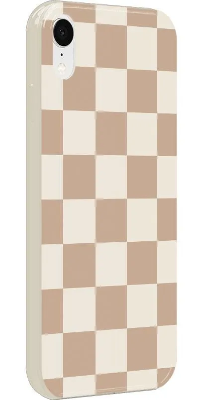 Clearance Price Fit Check | Neutral Checkerboard Case  Ends Soon!