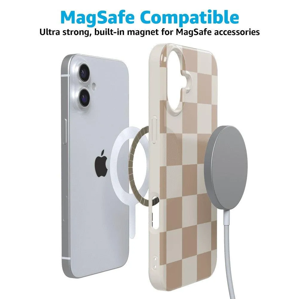 Clearance Price Fit Check | Neutral Checkerboard Case  Ends Soon!