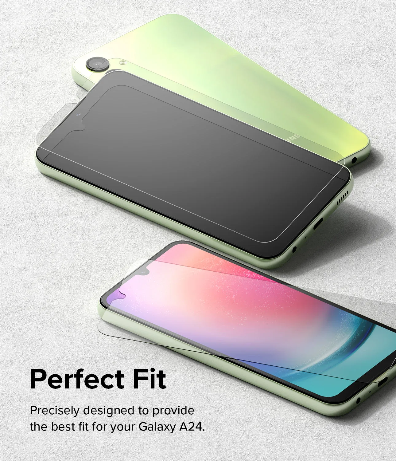 Clearance Price Galaxy A24 4G(LTE) Screen Protector | Full Cover Glass (2 Pack)  Almost Sold Out!
