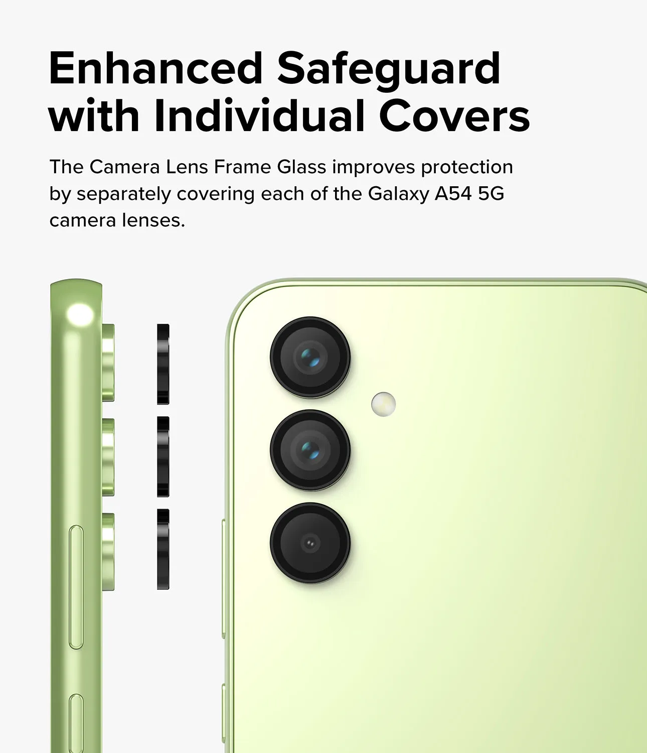 Clearance Price Galaxy A54 5G Camera Lens Protector | Camera Lens Frame Glass  Today Only!