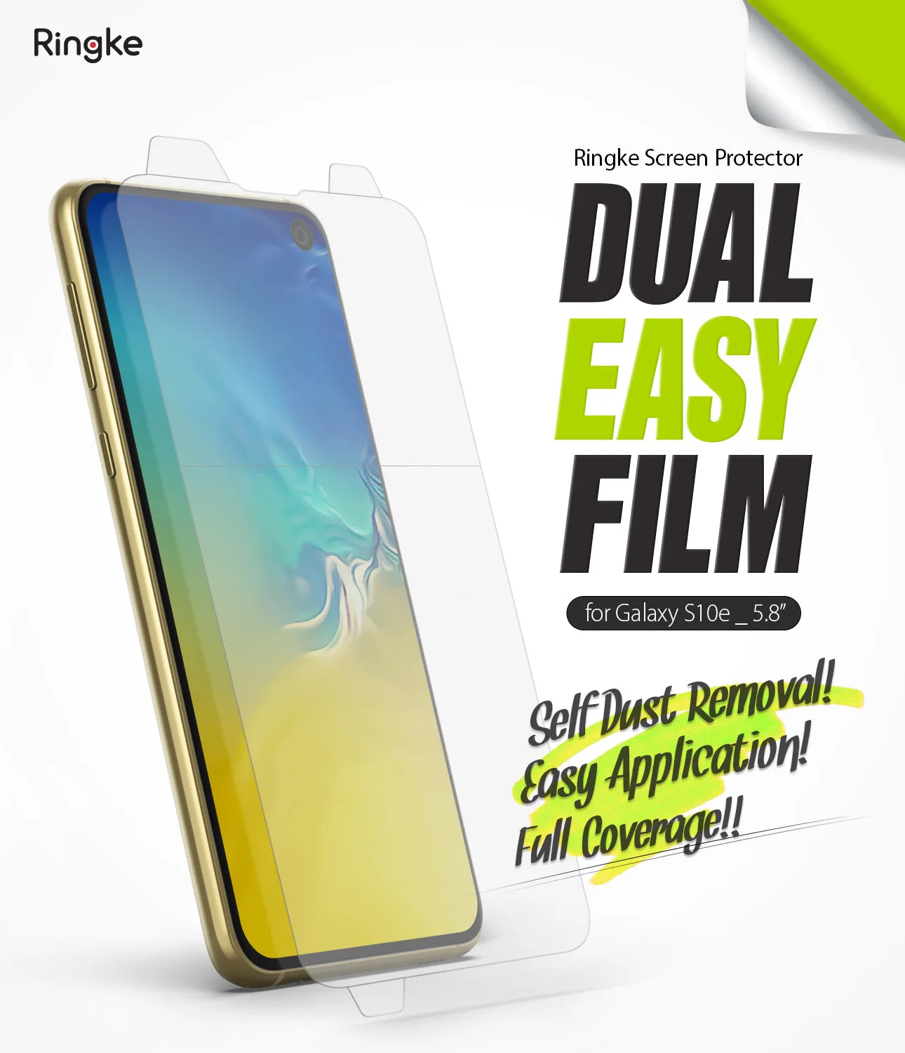 Clearance Price Galaxy S10e Screen Protector | Dual Easy Film  Today Only!