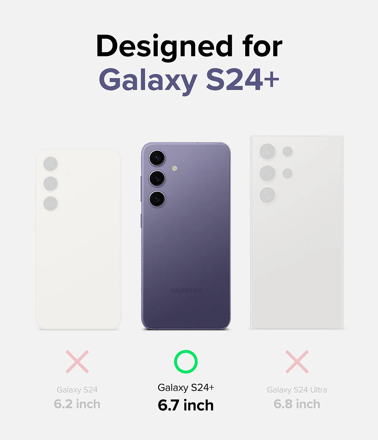 Clearance Price Galaxy S24 Plus Case | Fusion Matte  Stylish & Comfortable