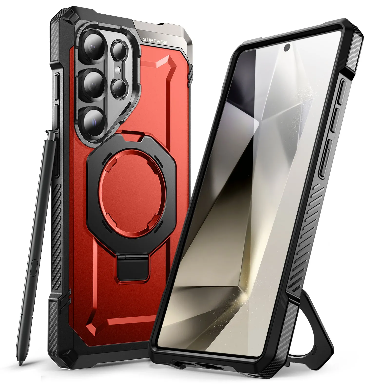 Clearance Price Galaxy S25 Ultra UB Grip MagSafe Phone Case-Metallic Red  Today Only!