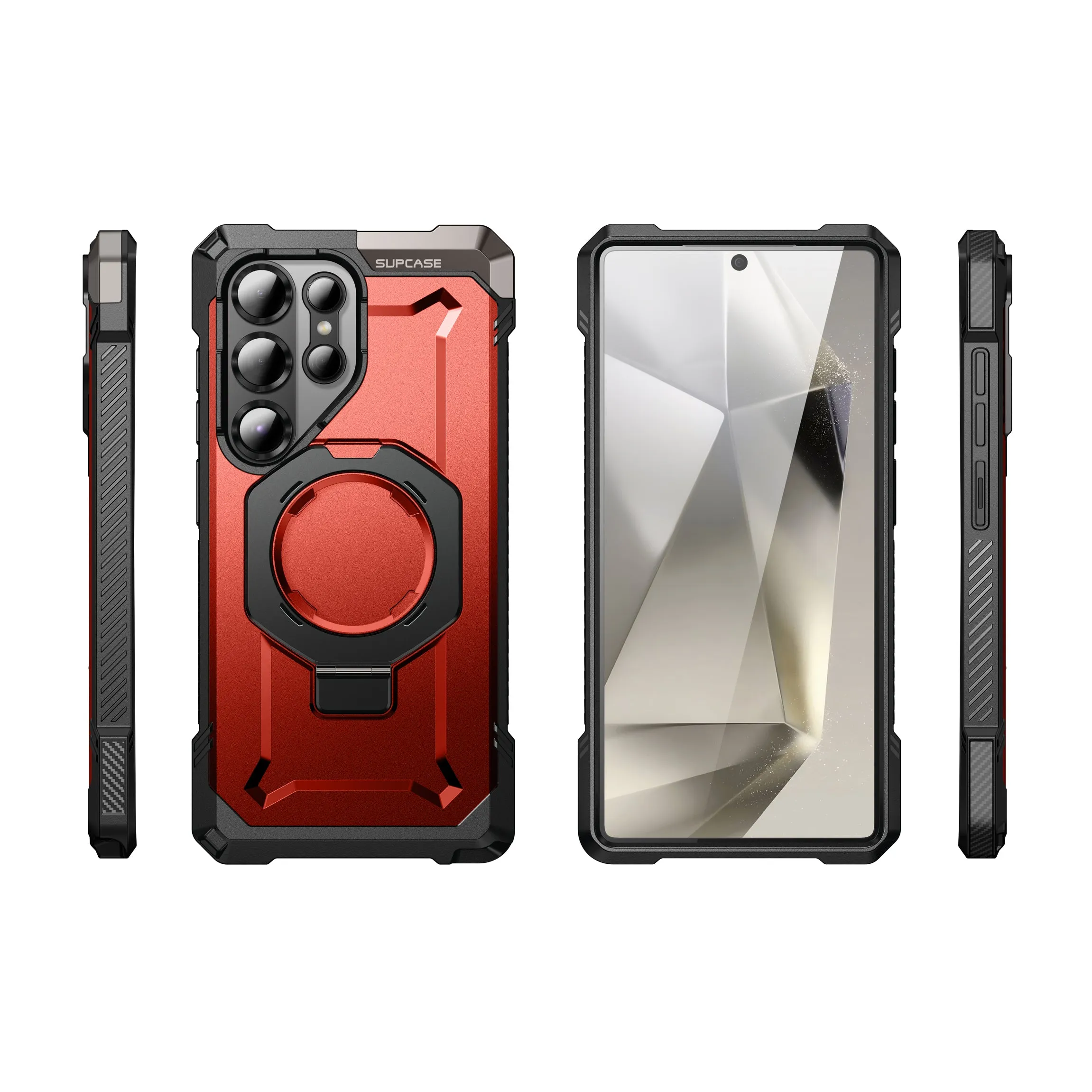 Clearance Price Galaxy S25 Ultra UB Grip MagSafe Phone Case-Metallic Red  Today Only!