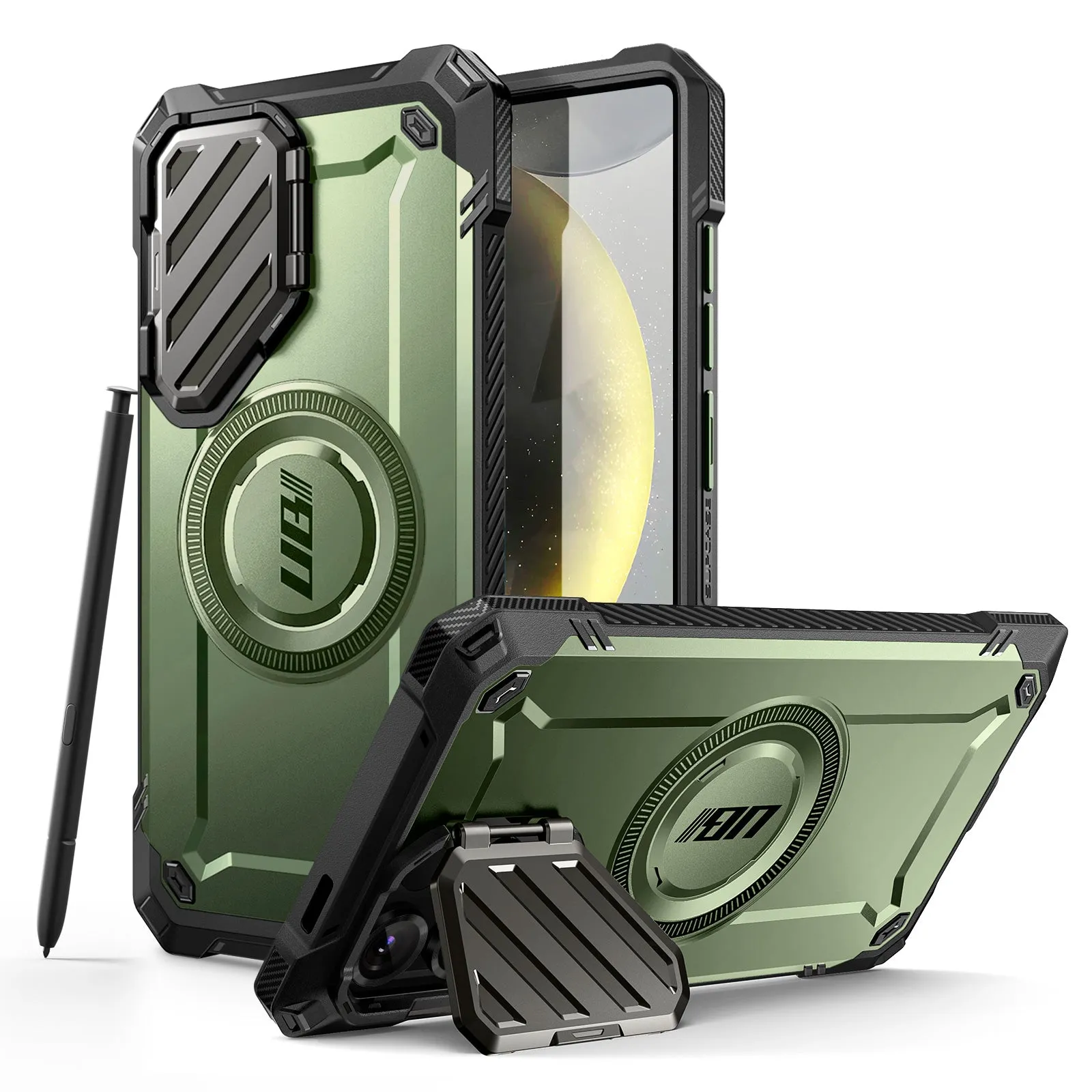 Clearance Price Galaxy S25 Ultra Unicorn Beetle MAG XT Bumper Case -Dark Green  Limited Availability!