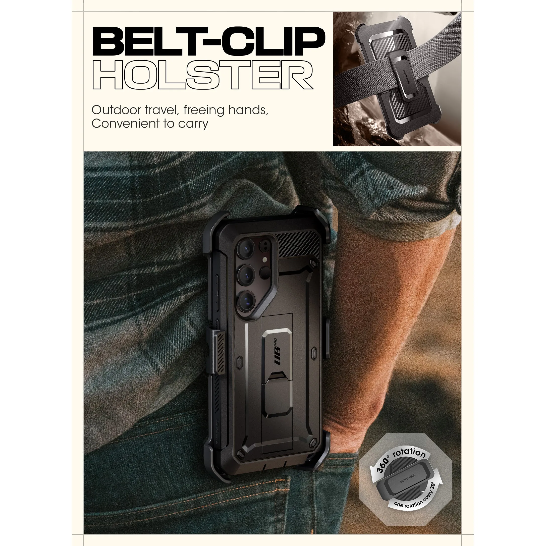 Clearance Price Galaxy S25 Ultra Unicorn Beetle PRO Rugged Case-Black  Going Fast!