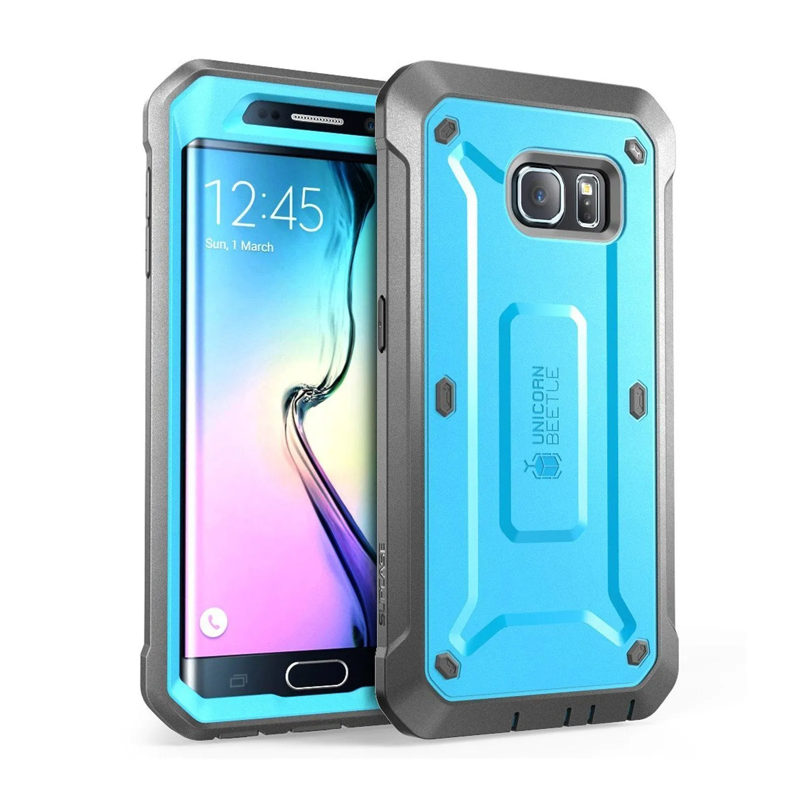 Clearance Price Galaxy S6 Edge Unicorn Beetle Pro Rugged Holster Case-White  Going Fast!